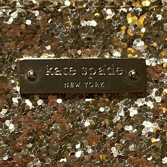 kate spade Bags Kate Spade Gold Glitter Pouch Poshmark